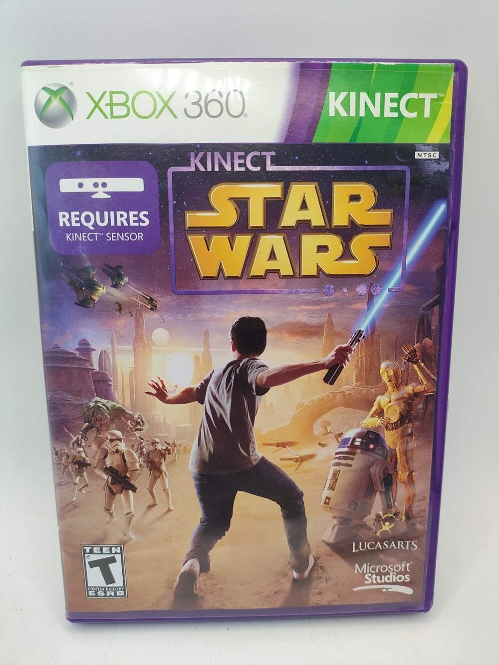 Kinect Star Wars (Microsoft Xbox 360) disc in great condition